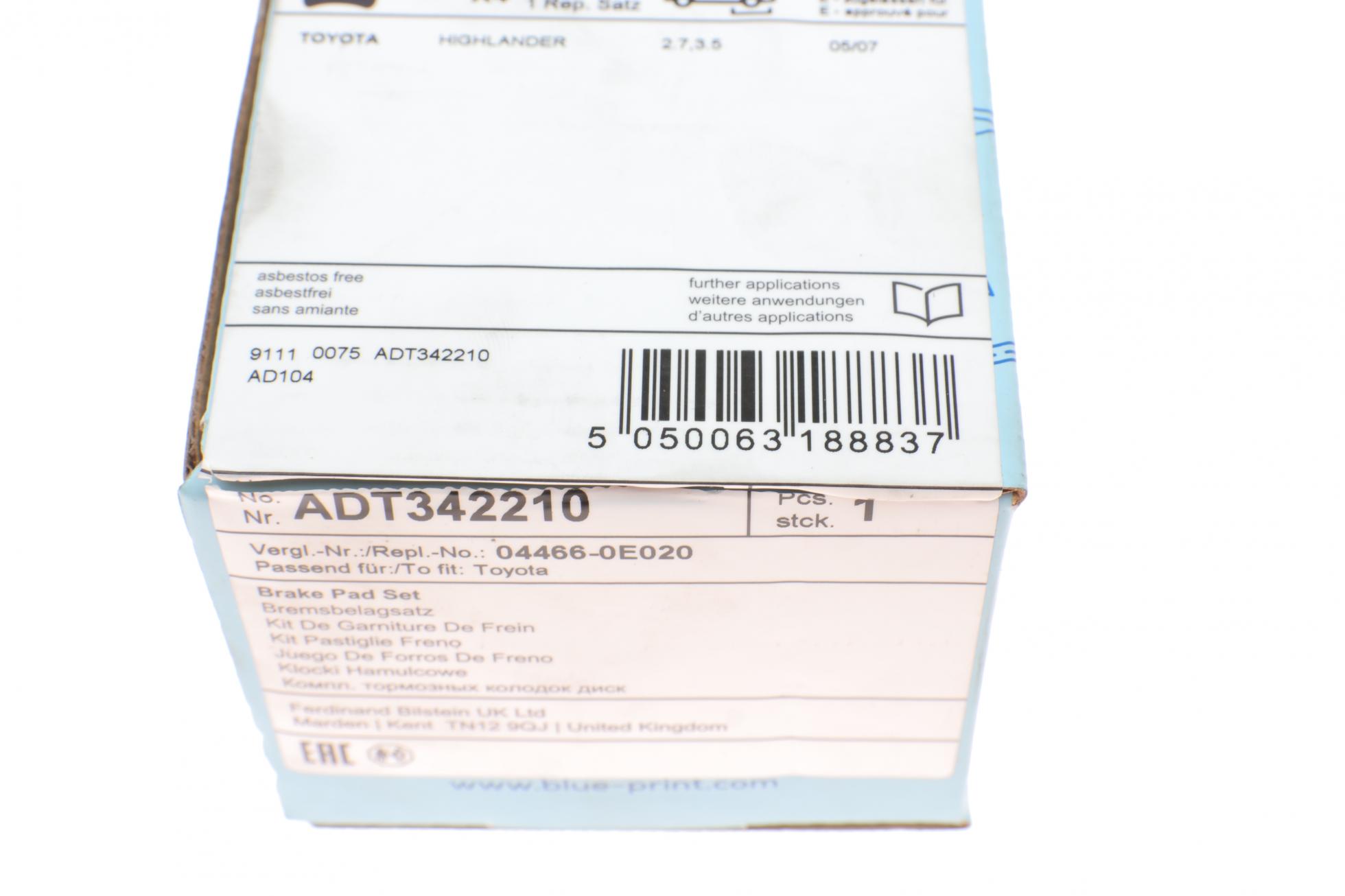 ADT342210 BLUE PRINT